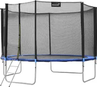 Hauki Trampolin Outdoor Ø427 cm, , Komplettset für Kinder - bis 150 kg, Blau