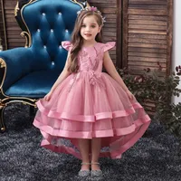 Mädchen Kleider Prinzessin Partykleider Kinder Lang Kleid Blumenmädchenkleid 