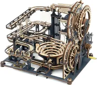 3D puzzle Marble Night City, ROKR, Drevené, 294 dielikov, LGA01