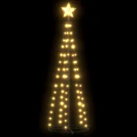 vidaXL LED-Weihnachtsbaum mit Metallstange