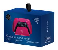 Rýchlonabíjacia základňa Razer pre bezdrôtový ovládač PS5 DualSense Cosmic Red