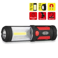 HEYNER® Dielenská lampa Dobíjacie pracovné svetlo LED Kontrolné svetlo, dobíjacia baterka