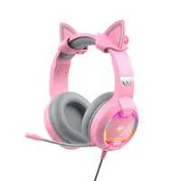 Herné slúchadlá Havit GAMENOTE H2232D, RGB, USB+3,5 mm – ružové