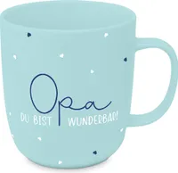 Kaffeebecher Opa, wunderbar, Kaffeetasse Tassen Teetassen Kaffeepott Henkelbecher Großvater