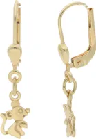 JuwelmaLux Kinder Ohrringe Maus 585 Gold JL30-06-1238