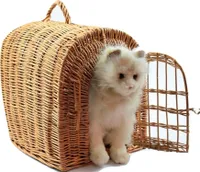 Katzentransportbox aus Weide Abaca