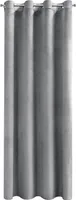 Eurofirany 373418, Durchscheinend, Grau, Monochromatisch, Öse, 1400 mm, 2500 mm