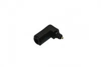 Winkeladapter Toslink (90° St.) - Toslink (Bu.) black