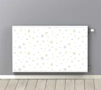 Magnetische Radiatorabdeckung für das Kinderzimmer - Dekorative Abdeckung mit bunten Punkten - Magnetische Matte 60x100