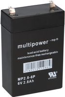 Multipower Blei-Akku MP2,8-6P Pb 6V / 2,8Ah