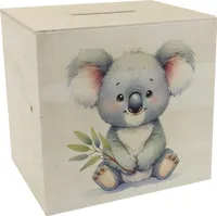 Sitzender Koala Spardose aus Holz
