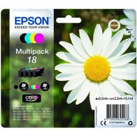 Epson 18 - Wkład atramentowy / Multipack - BK + C + M + Y (4 szt. / 15,1 ml)