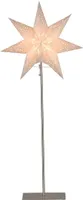 Star Trading 234-23 Standleuchte Stern "Sensy Mini 83"Material: Metall/Papier, Farbe: creme,E14-Fassung, ca. 83x34 cm,Vierfarb-Karton