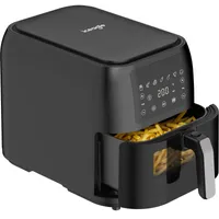 Heißluftfritteuse 8.5L XXL Airfryer, Heissluftfritteuse mit LED-Anzeige 7 Programmen, 1700W, Rechteckiger Frittierkorb für Große Portionen