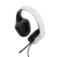 Trust Gaming GXT 415PS Zirox Leichtes Gaming Headset für Playstation 5 mit 50-mm-Treiber, 1,2 m Kabel, 3,5-mm-Audioanschluss, Hochklappbares Mikrofon, Over-Ear PS5 Kopfhörer mit Kabel - Weiß