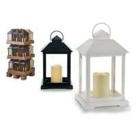 LED-Laterne Kunststoff (17,6 x 42,5 x 24 cm)