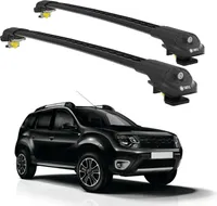 TURTLE STREŠNÝ NOSIČ AIR-1 DACIA DUSTER HS 2014 - 2017 Raised Rails , Čierna