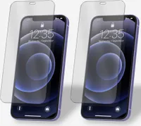 2x Panzerfolie für iPhone 12 Display Schutzglas Verbundglas 9H Hartglas Klar