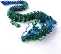 3D gedrucktes Drachen Zappelspielzeug (17.7in Lang) 3D Printed Toys Drehbare und posierbare 3D-Gelenk Drachen Spielzeug Posable A
