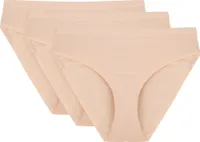 Vivisence 4011 3-pack beżowy xl majtki figi
