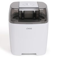 LIVOO Eismaschine Eis selber machen 1,5 L Milcheis Wassereis DOM453