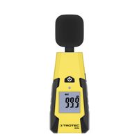 TROTEC BS06 Schallpegelmessgerät (40 - 130 dB) Geräuschquellen erfassen Windschutz Sensor Messgerät