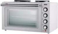 Silva KK2900 Kleinküche Mini Backofen mit Kochplatten