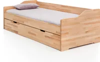 Massivholzbett Gästebett Lea  90x200, Kernbuche geölt