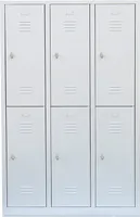6 Fächer-Spindschrank Spind Kleiderspind extra breit Wertfachschrank 523230