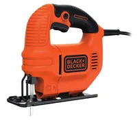 Black & Decker KS501 Kompakt Stichsäge Säge 400W mit Sägeblatt