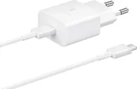 Originálny nabíjací kábel Samsung Fast Charger Napájací adaptér Typ C S21 S22 S23 Biely napájací zdroj + nabíjací kábel