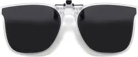 INF Faltbare Clip-On-Sonnenbrille - Polarisiert Weiß