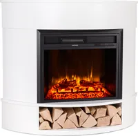 Klarstein Deko Kamin mit LED-Flammen, Elektro-Kamin mit Heizung und Kaminfeuer, 1800W Elektrischer Kamin Elektrisch mit Fernbedienung, Timer & Auto-Temperaturregelung, Sparsame Elektrische Kamine