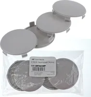 4X 68mm Nabenkappen Felgen Deckel Radnaben Kappen Grau Gewölbt kompatibel mit BMW