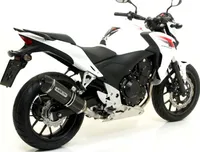 ARROW race-tech ciemny aluminiowy tłumik wsuwany z zaślepką do Honda Cbr 500 r