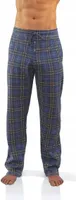 Sesto Senso Herren Schlafhose lange karierte Pyjamahose Milo2 Baumwolle Winter Warm - NR 10 - 2XL