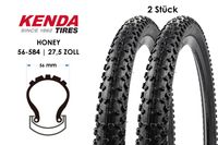 2 Stück 27,5 Zoll Fahrrad Reifen Kenda Honey 27.5x2.20 MTB Tire 56-584 Mantel 650B
