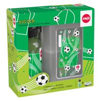 emsa KIDS Set Trinkflasche + Brotdose Motiv: Fußball