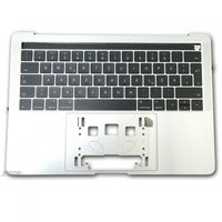 Apple Macbook Pro 13" A1706 DE Topcase mit Tastatur Beleuchtet 2016 Palmrest silber