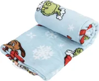 The Grinch - Decke, Fleece TA12752 (150 cm x 100 cm) (Blau/Rot/Grün)