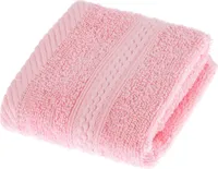 HOMESCAPES Frottee Seiftuch 100% Baumwolle Waschlappen 30x30cm Gästehandtuch – rosa