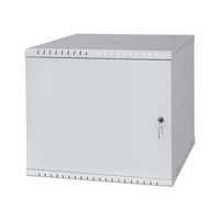 Serverschrank 19" 9U, 450mm, Volltür, grau