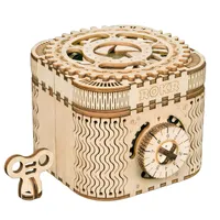 3D puzzle Treasure Box, ROKR, Wood, 123 dielikov