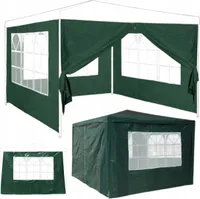 Relaxdays altana ściana boczna zestaw 4 3 ściany okno panel boczny Arbors &amp