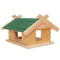 3-Sets Mini Dachschindeln Grün,Gartenlaube,Vogelvilla-Haus,Spielhaus,Briefkasten 