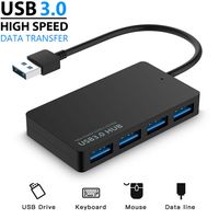 USB 3.0 HUB Verteiler Splitter Adapter Super Speed Datenhub 4 Port für Laptop PC