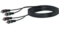 Schwaiger Audiokabel Cinch Audioverbindung  1,5m     Schwarz