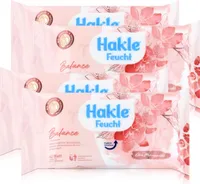 Hakle Feucht Balance 42 Blatt - Feuchttücher, Toilettenpapier (4er Pack)