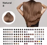 FemMas Hair Color Cream 100ml Haarfarbe Hellblond 8