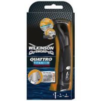 Wilkinson Sword Quattro Titanium Precision Rasierer mit 1 Klinge